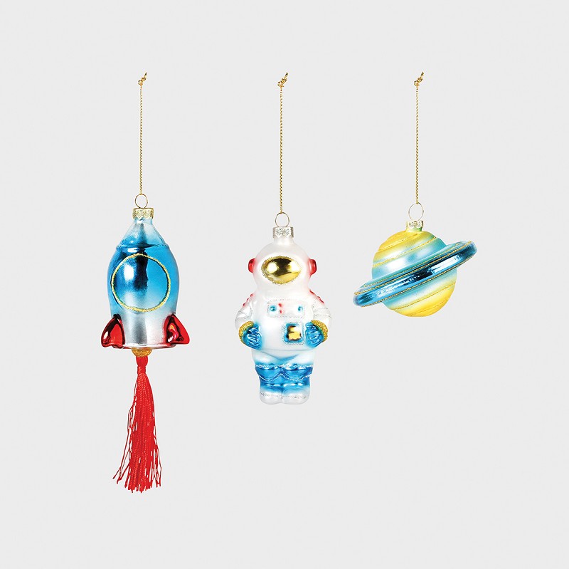 Ornament space set of 3
