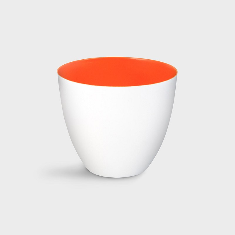 Tealight Fluor Orange Small Porcelain Klevering Ws