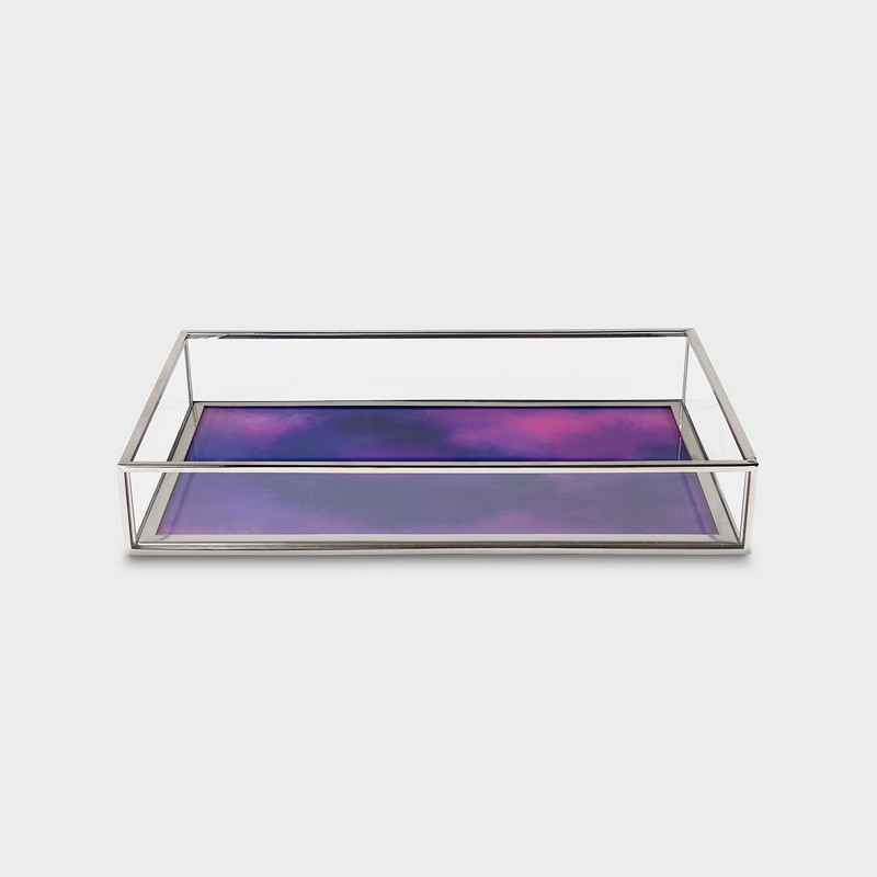 Tray treasure rectangle purple