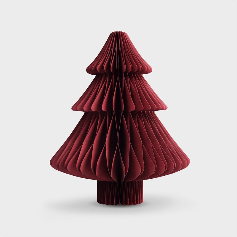 Christmas Tree Paper Small Dark Red Christmas Tree Paper Small Dark Red